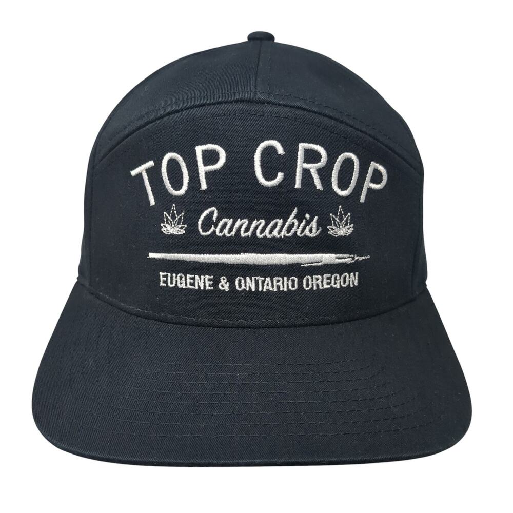 Top Crop Slideback Baseball Cap Black One Size Adjustable Embroidered You Know